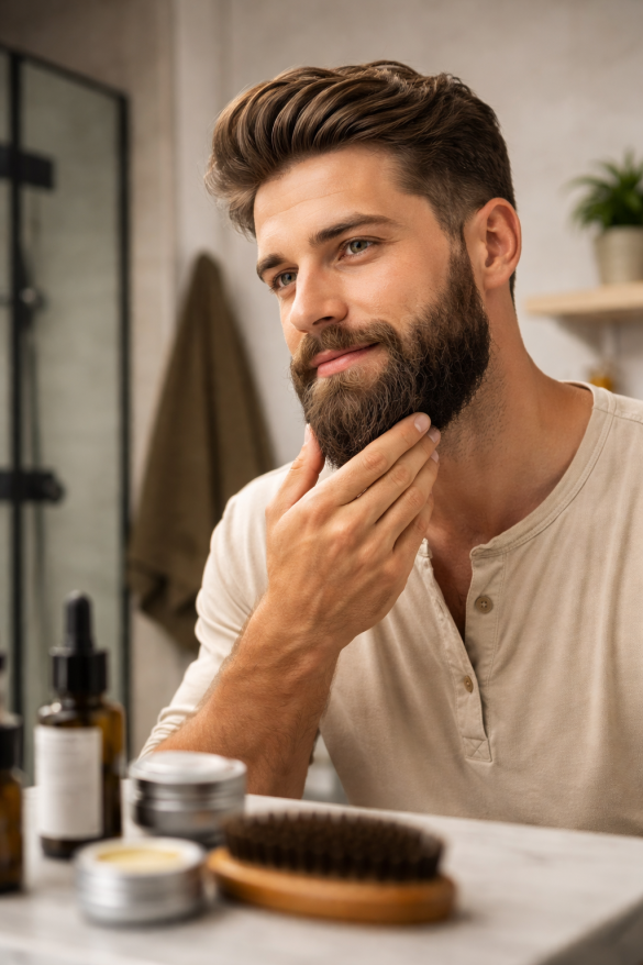 vollere baard krijgen